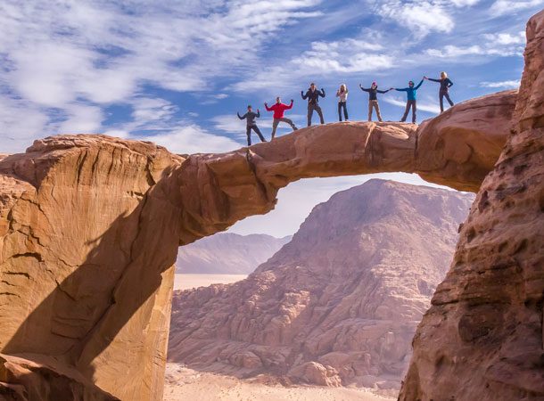 Burdah Rock Bridge - Wadi Rum